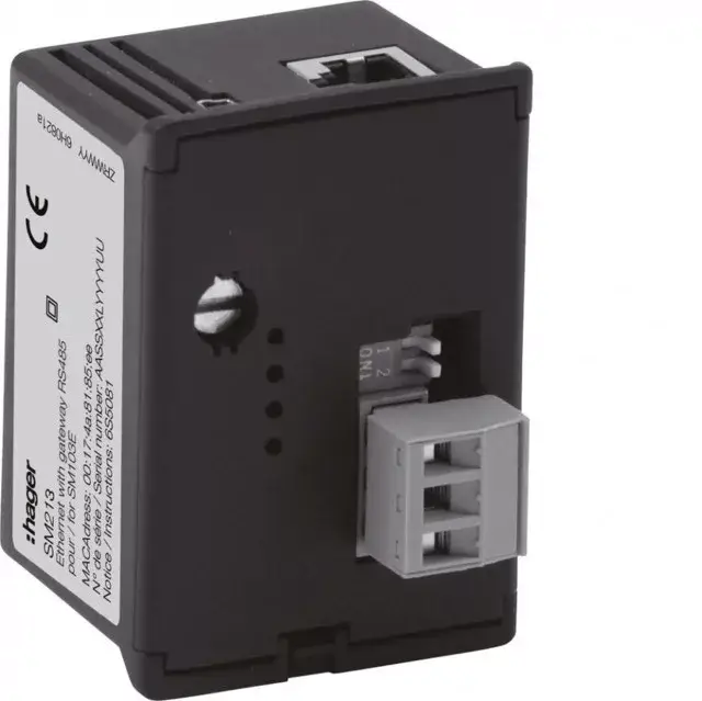 Prémium Hager SM213 Ethernet modul Jbus/modbus sm103e-hez