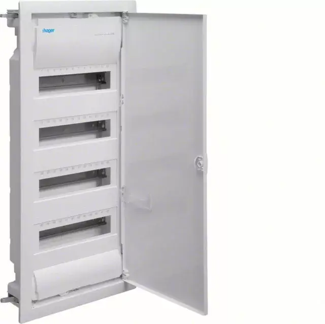 Kiárusítás Hager VH48AT Volta teliajtós, 4x12 modulos, gipszkartonba süllyeszthető kiselosztó, osztrák kivitel
