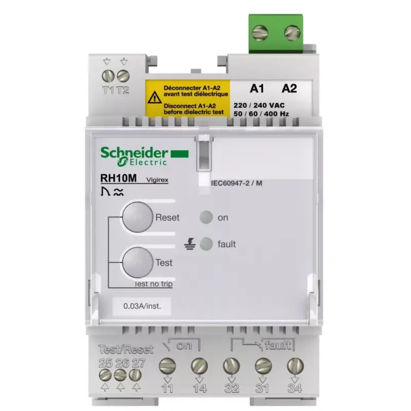 Schneider 56135 Vigirex RH10M 220/240V AC 50/60/400 HZ Árcsökkenés