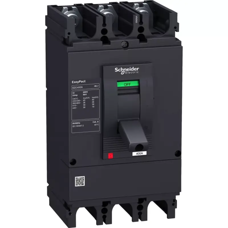 Biztonságos fizetés Schneider EZC400N3350N EZC400N 3P 36kA megszakító TM350D 3P3D kioldóval