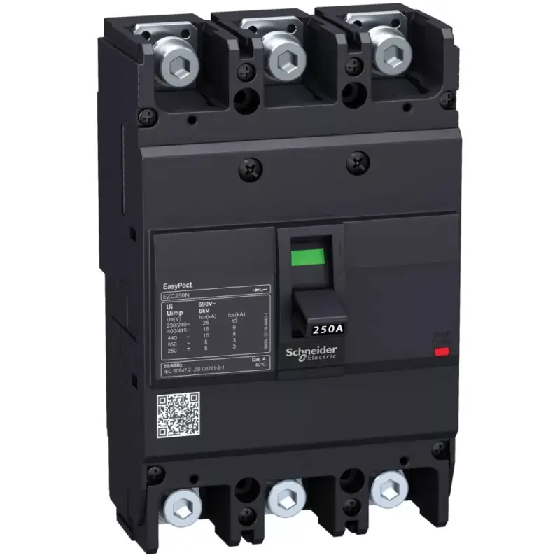 Szezonális akció Schneider EZC250F3200 EasyPact EZC250F 3P 18kA/400V megszakító 200A
