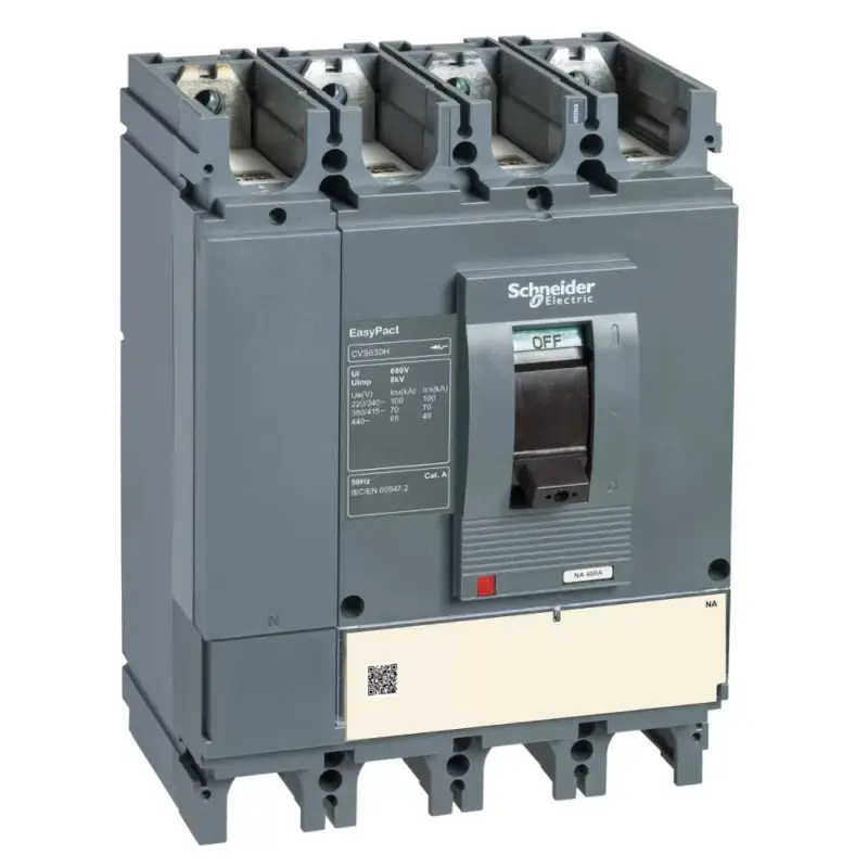 Schneider LV563401 EasyPact CVS600 NA, 4P 45mm fázissz.630A Olcsóbb