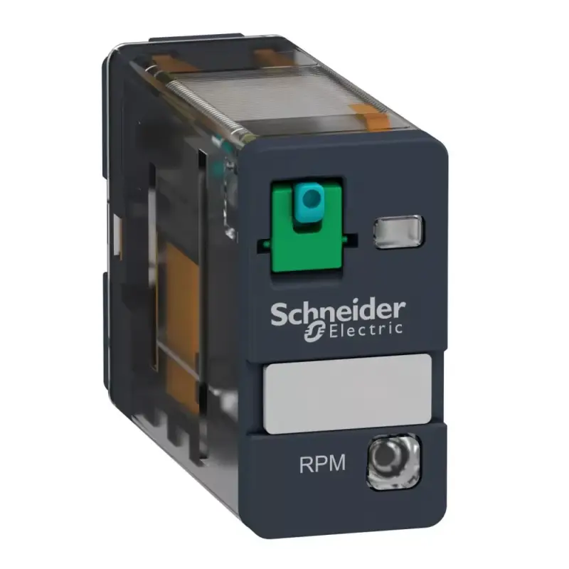 Legnépszerűbb Schneider RPM12BD Zelio RPM teljesítményrelé, 1CO, 15A, 24VDC, tesztgomb, LED