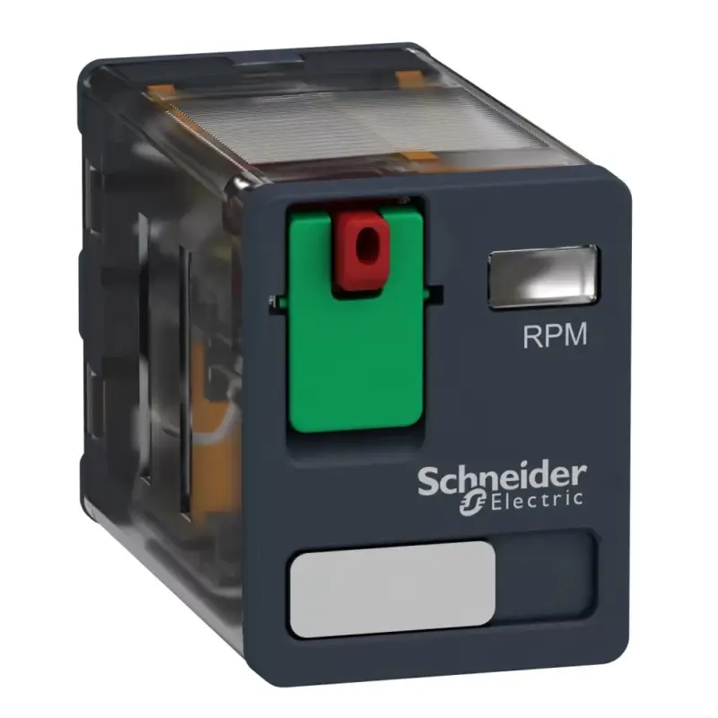 Schneider RPM21F7 Zelio RPM teljesítményrelé, 2CO, 15A, 120VAC, tesztgomb Biztonságos vásárlás