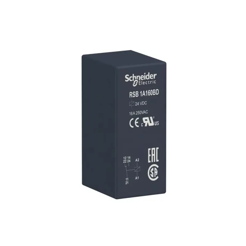 Schneider RSB1A160BD Zelio RSB interfész relé, 1CO, 16A, 24VDC Gyors szállítás
