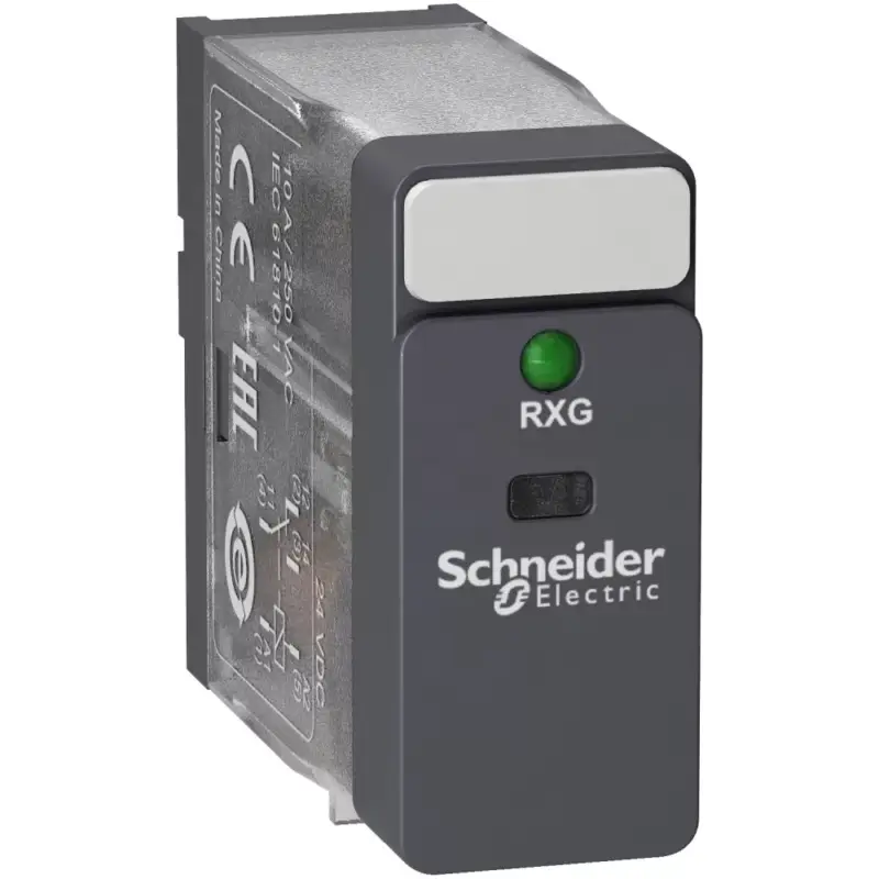 Szuper ajánlat Schneider RXG13JD Zelio RXG Interfész relé, 1CO, 10A, 12VDC, LED