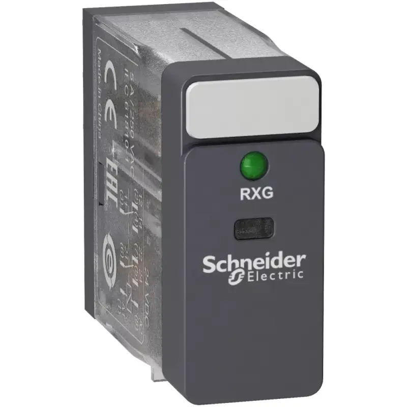Schneider RXG23BD Zelio RXG Interfész relé, 2CO, 5A, 24VDC, LED Vedd meg online