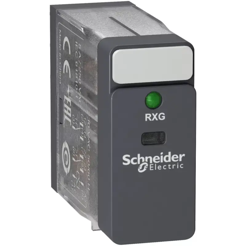 Ne maradj le Schneider RXG23F7 Zelio RXG Interfész relé, 2CO, 5A, 120VAC, LED