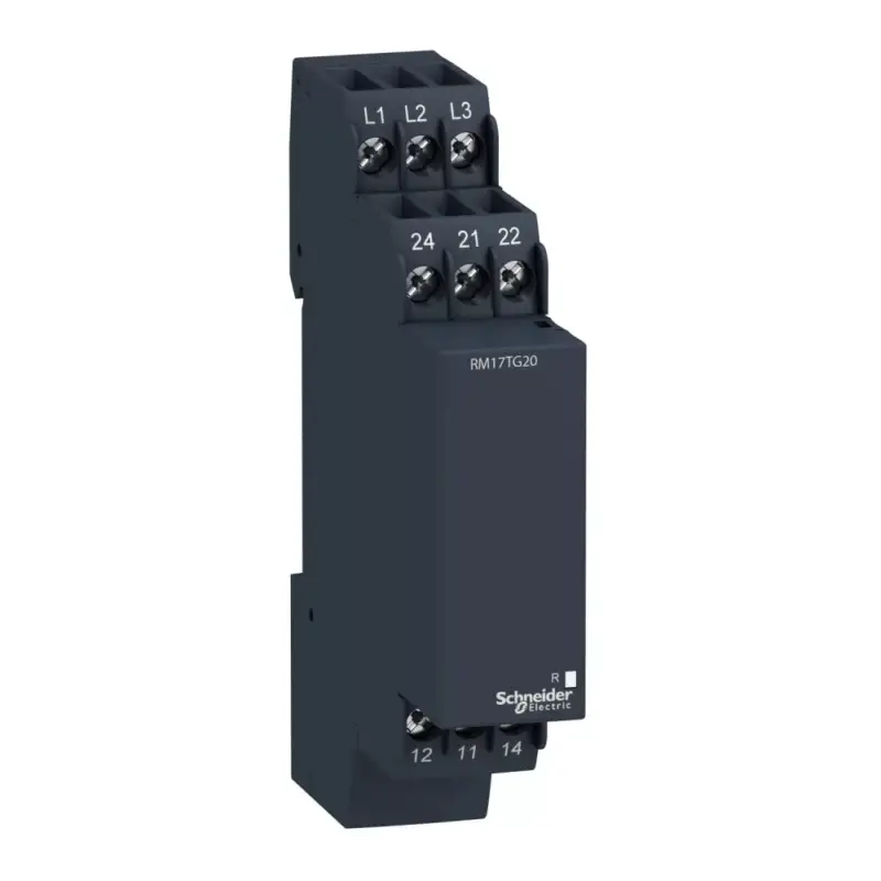 Outlet Schneider RM17TG20 Zelio Control háromfázisú fázisfigyelő relé, 2CO, 5A, 208…440VAC