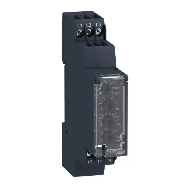 Schneider RM17UB310 Zelio Control háromfázisú feszültségfigyelő relé, 1CO, 5A, 208…480VAC Ajánlat