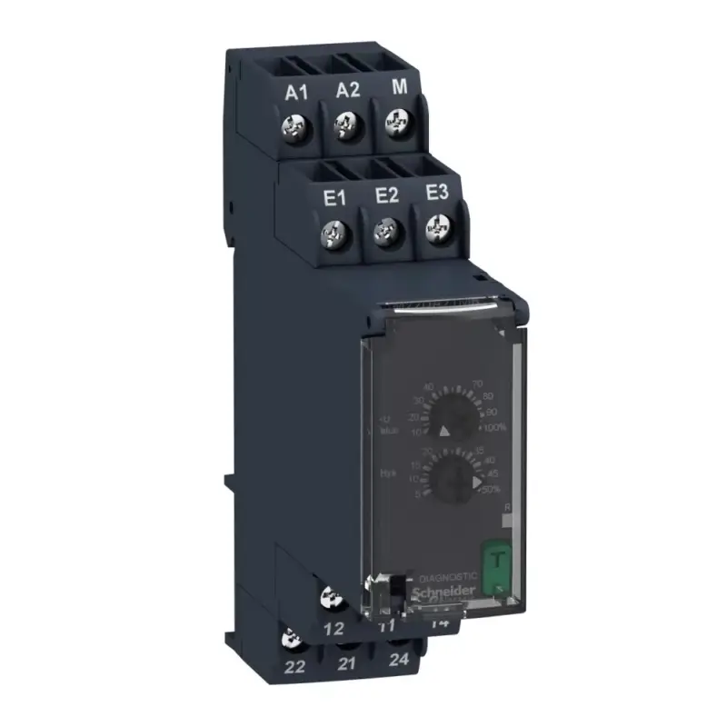 Kedvezményes ár Schneider RM22UA21MR Zelio Control feszültségfigyelő relé, 2CO, 8A, 24…240VAC/DC, mérési tart.:0,05…5V