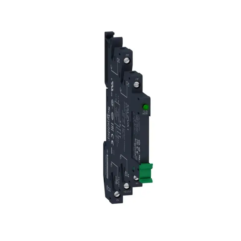 Expressz kézbesítés Schneider SSL1D03BDPV SSL komplett sorkapocs szilárdtestrelé foglalattal, egyenfesz kapcs, 1NO, 24...280VAC, 3,5A, 24VDC, csavaros