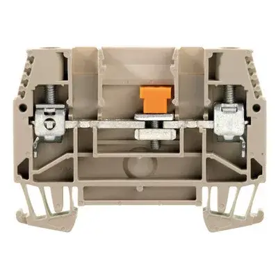 Weidmüller 1016700000 WTL 6/1 sorozat kapocs Mérő-bontó sorkapocs, Csavaros csatlakozás, 6 mm2;, 630 V, 41 A, csúszó, Sötétbézs Prémium