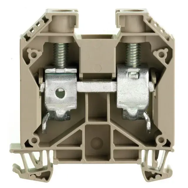 Árcsökkenés Weidmüller 1020500000 WDU 35 Átvezető sorkapocs, Csavaros csatlakozás, 35 mm2;, 1000V AC / 1000V DC, 125 A, Sötétbézs