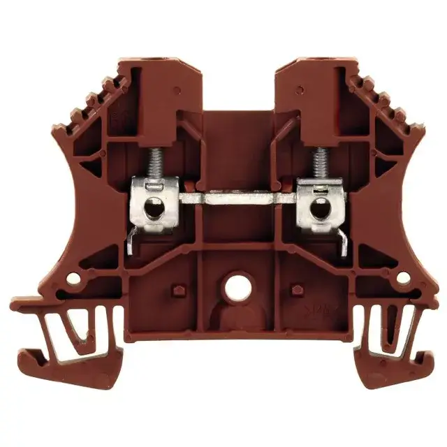 Legnépszerűbb Weidmüller 1037710000 WDU 2.5 BR Átvezető sorkapocs, Csavaros csatlakozás, 2.5 mm2;, 800 V, 24 A, Barna
