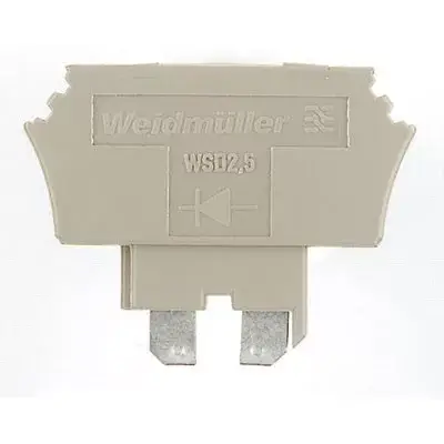 Korlátozott ajánlat Weidmüller 1058560000 WSD 2.5/D-/+ WTR2.5 Diódás csatlakozó W-sorozat, Komponens dugó, Névleges keresztmetszet: Dugaszolható csatlakozás, Sötétbézs
