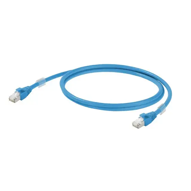 Olcsó Weidmüller 1165900020 IE-C6FP8LB0020M40M40-B Patchkábel, RJ45 IP 20, RJ45 IP 20, Cat.6<sub>A</sub> / E osztály<sub>A</sub> (ISO/IEC 11801 2010), LSZH, 2 m