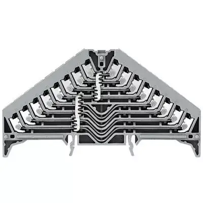 Bestseller Weidmüller 1173870000 PPV 8 GR 35X7.5 WS P-sorozat, Potenciálelosztó, Névleges keresztmetszet: 1.5 mm2;, Szintek száma: 8, Csatlakozások száma: 32, Szín: Szürke