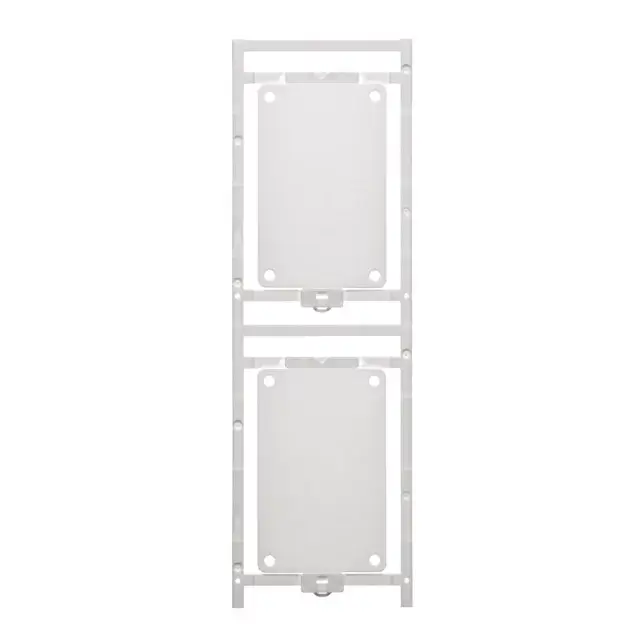 Weidmüller 1248480000 CC 85/54 O4MM MC NE WS ClipCard, Készülékjelölők, 54 x 85 mm, Furattal, Fehér Újdonság