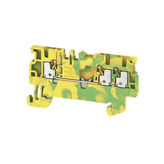 Weidmüller 1552670000 A3C 1.5 PE Földelő sorkapcsok, PUSH IN, 1.5 mm2;, zöld / sárga Népszerű