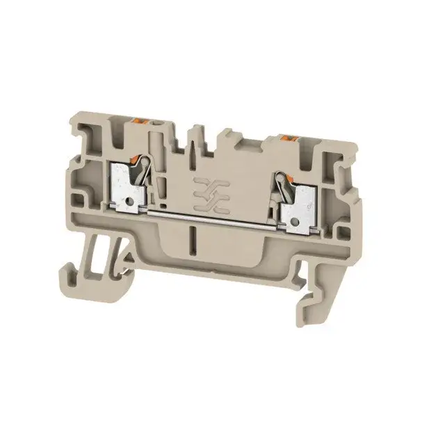 Outlet Weidmüller 1552790000 A2C 1.5 Átvezető sorkapocs, PUSH IN, 1.5 mm2;, 500 V, 17.5 A, Sötétbézs