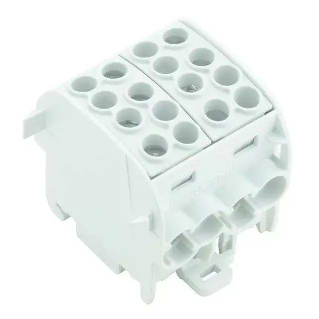 Akció Fővezetéki leágazó sorkapocs 080220-0-3 / 1561730000 szürke, 4x35 + 4x25 mm2, HLAK 35/25-D - WPD 202 2X70/2X50 GY, sorolható, alumínium és réz vezetékhez