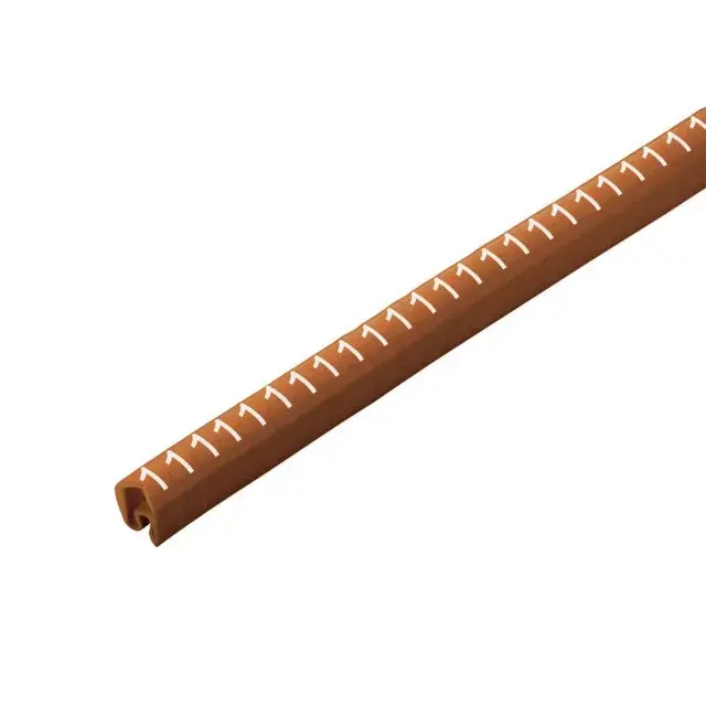 Csak ma Weidmüller 1568261506 CLI C 2-4 BR/WS 1 CD CableLine, Vezeték és kábeljelölők, 4 - 10 mm, 4 x 7 mm, Barna