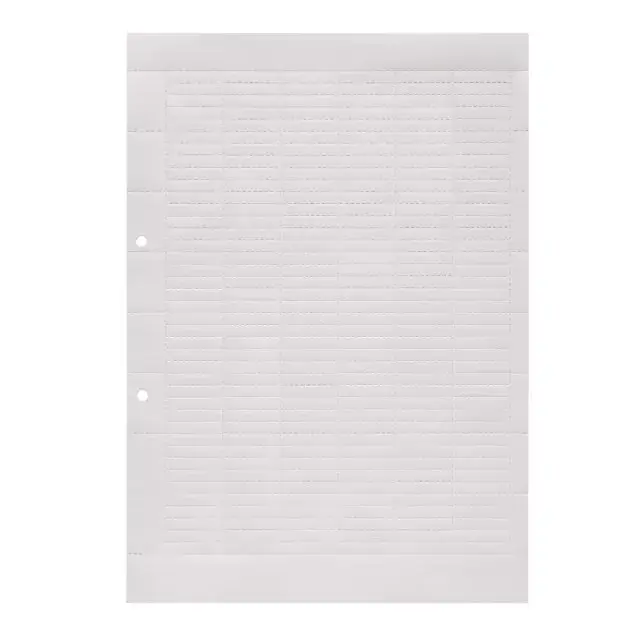 Weidmüller 1607720000 ESO 7 A4-BOGEN WEISS Kapocsjelölők, Behelyezhető jelölők, 27 x 6.3 mm, Fehér Exkluzív ajánlat