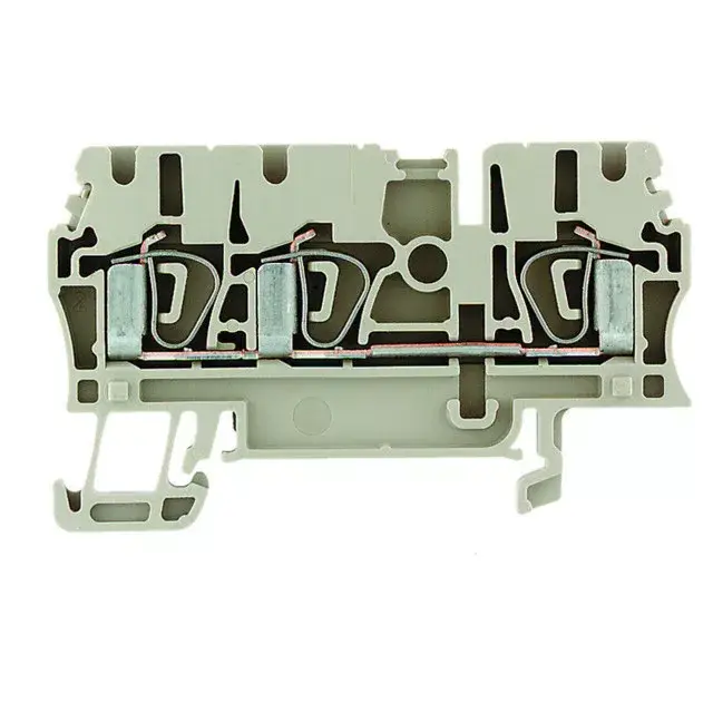Weidmüller 1608540000 ZDU 2.5/3AN Átvezető sorkapocs, Húzórugós csatlakozás, 2.5 mm2;, 800 V, 24 A, Sötétbézs ( WEIDMÜLLER 1608540000 ) Biztonságos vásárlás