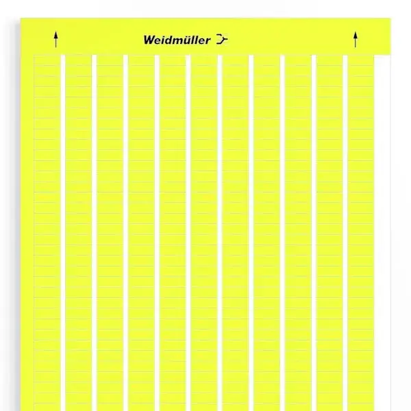 Weidmüller 1686361687 LM MT300 15X6 GE LaserMark, Készülékjelölők, 6 x 15.2 mm, Sárga Expressz szállítás