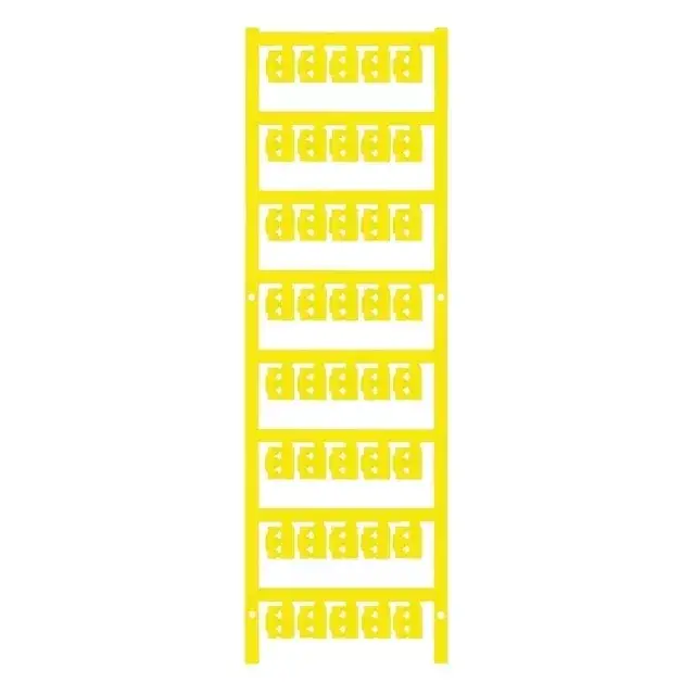 Weidmüller 1813160000 SFC 0/12 NEUTRAL GE SlimFix Clip, Vezeték és kábeljelölők, 1.5 - 2.5 mm, 12 x 5.8 mm, Sárga Ne maradj le