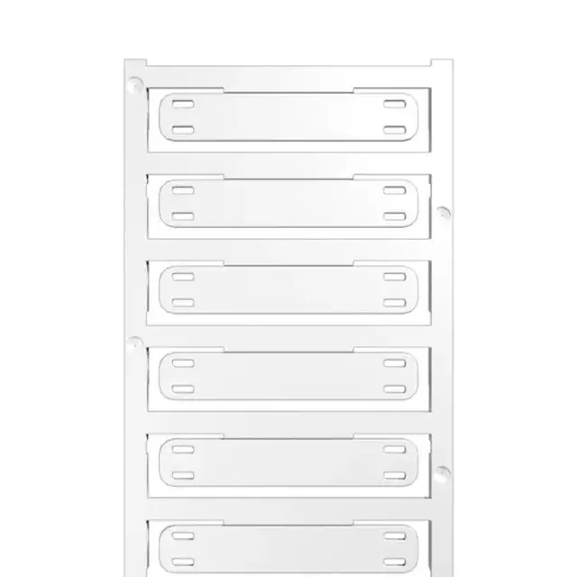 Weidmüller 1860120000 SFX 11/60 MC NEUTRAL WS SlimFix X, Vezeték és kábeljelölők, 7 - 40 mm, 60 x 11 mm, Fehér Gyors kiszállítás