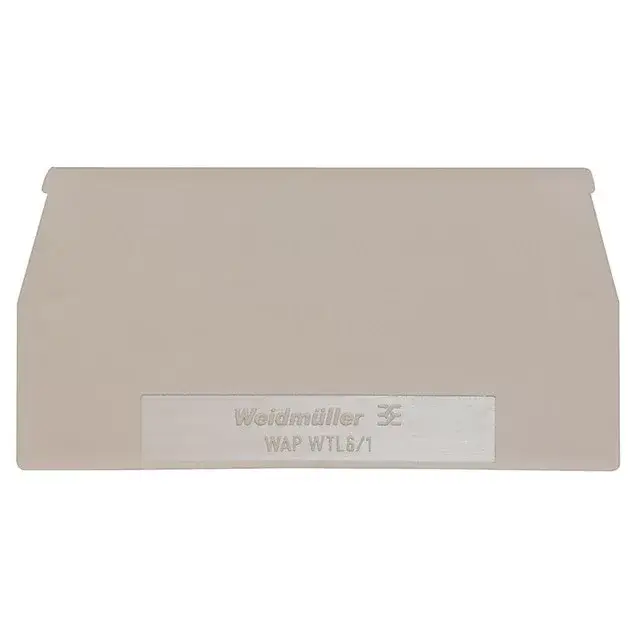 Azonnal elérhető Weidmüller 1957710000 WAP WTL6/1L W-sorozat, Véglap