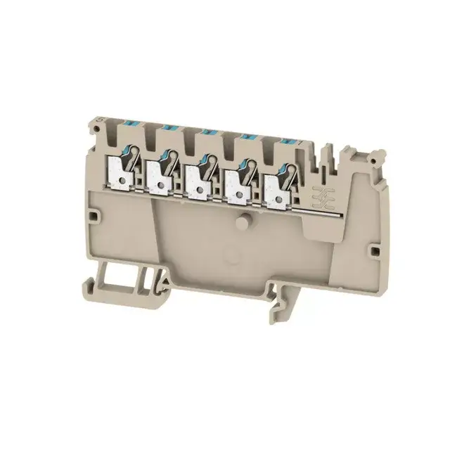 Korlátozott ajánlat Weidmüller 1988100000 AAP12 2.5 LI BL Moduláris elosztó sorkapcsok, PUSH IN, 2.5 mm2;, 800 V, 24 A, Sötétbézs