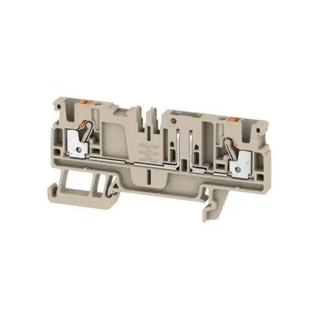 Weidmüller 1989930000 ADT 2.5 2C W/O DTLV Mérő-bontó sorkapocs, PUSH IN, 2.5 mm2;, 500 V, 20 A, Sötétbézs Szezonális akció