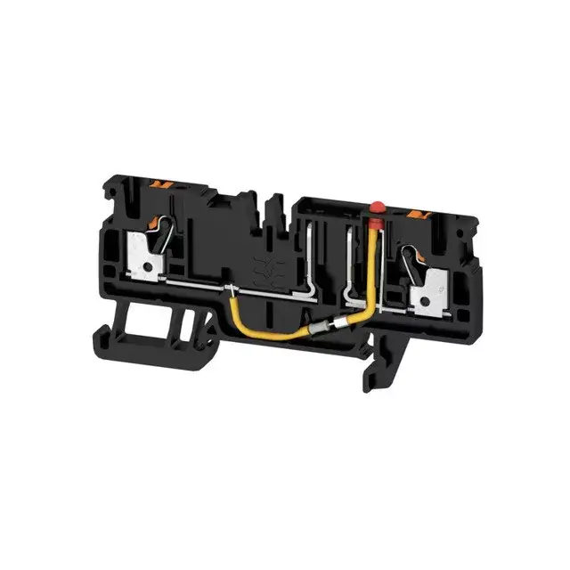 Weidmüller 2466600000 AFS 2.5 CF 2C 24V BK Biztosítós sorkapcsok, PUSH IN, 2.5 mm2;, 24 V, 10 A, Fekete Azonnali szállítás