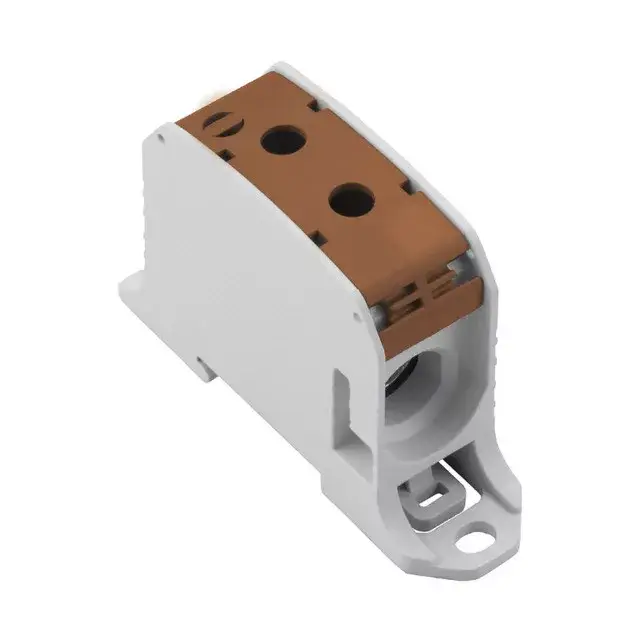 Prémium Weidmüller 2502680000 WPD 131 1X95/1X95 BN W-sorozat, Elosztótömb, Névleges keresztmetszet: 95 mm2;, Tartósínek / szerelőlapok