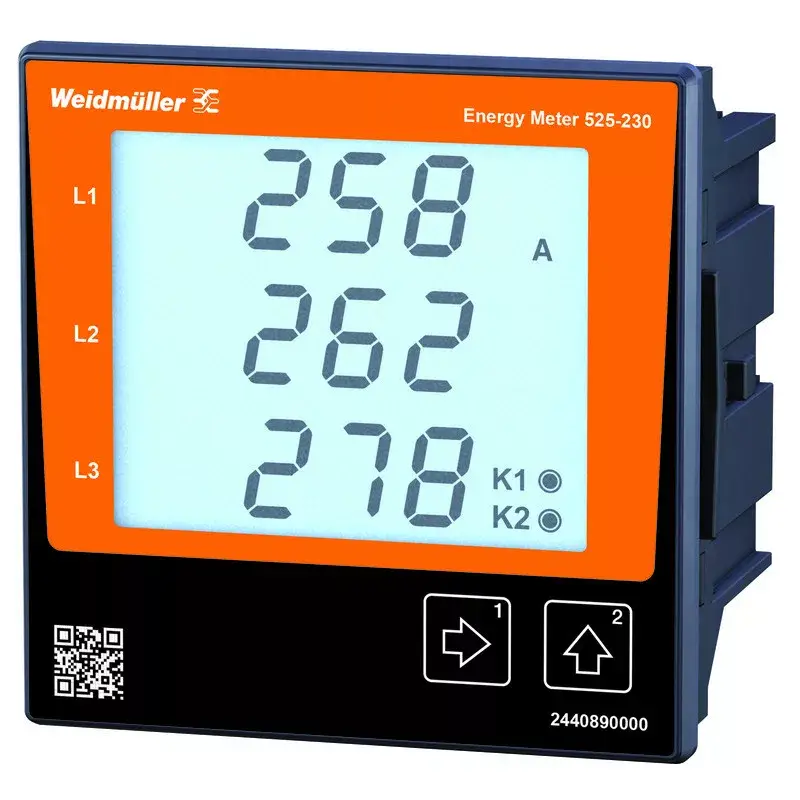 Weidmüller 2540890000 ENERGY METER 525-230 Supply voltage : 230 V Expressz kézbesítés