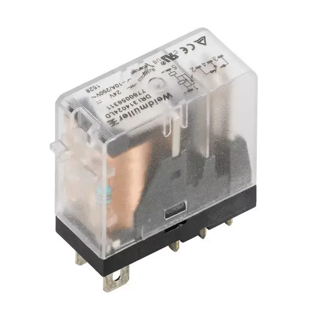 Csak ma Weidmüller 7760056302 DRI314730 D-SERIES DRI, Relé, Érintkezők száma: 1 Váltóérintkező AgNi, Névleges vezérlőfeszültség: 230 V AC, Folytonos áram: 10 A, Flat blade connections (4.7 mm x 0.5 mm)