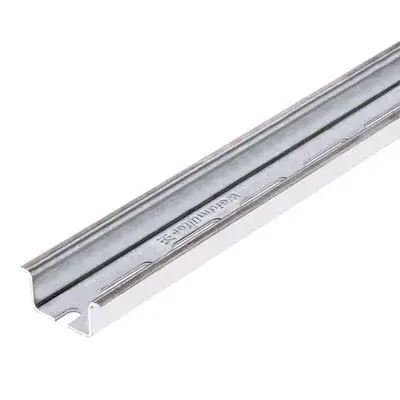 Weidmüller 7907490000 TS 35X15/LL 2M/ST/SZ Tartósín, TS 35, TS 35 x 15, aljzattal, Acél, Sendzimir-galvanizált, krómozott Legnépszerűbb