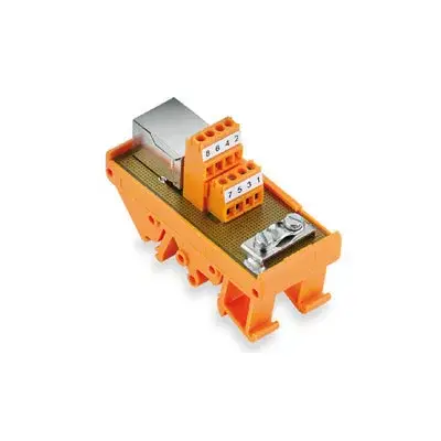 Weidmüller 8611320000 RS RJ45 Interfész, RS RJ45, RJ45 csatlakozó, 8 pólusú, Csavaros csatlakozás Szezonális akció
