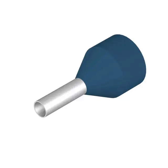 Biztonságos fizetés Weidmüller 9006670000 H2,5/17,5X BL SV Érvéghüvely, szigetelt, 14 mm, 8 mm, Kék