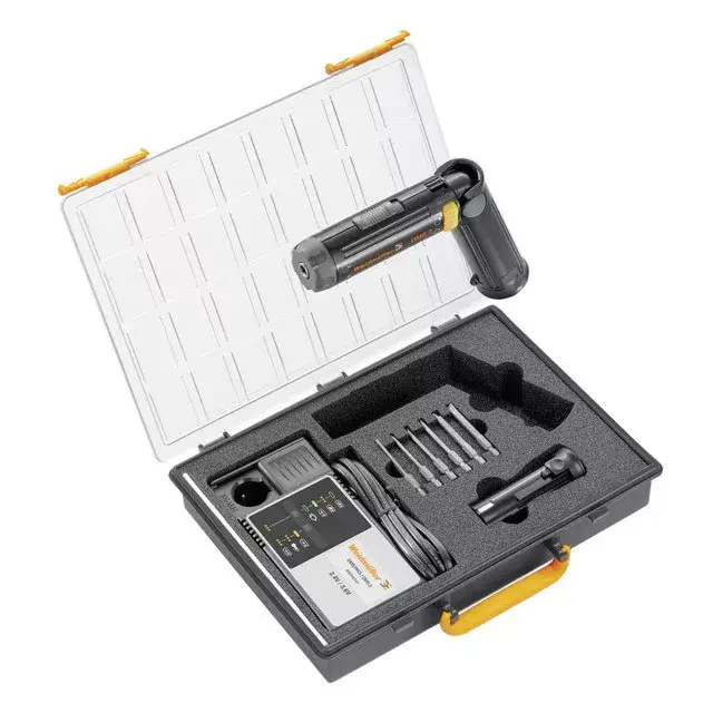 Weidmüller 9017420000 DMS 3 SET 2 ZERT Elektromos és akku meghajtásos nyomaték csavarhúzók, 1/4" DIN 3126 E6,3 forma, 3 Rendeld meg most