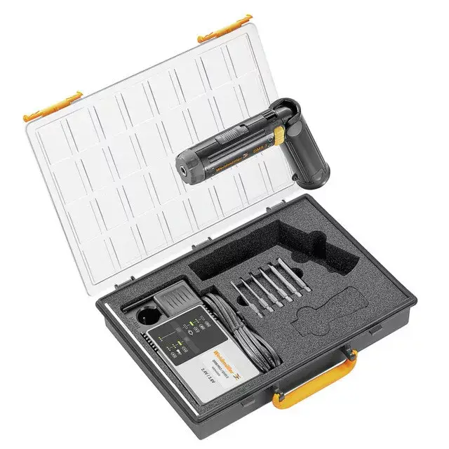 Vedd meg most Weidmüller 9017450000 DMS 3 SET 1 ZERT Elektromos és akku meghajtásos nyomaték csavarhúzók, 1/4" DIN 3126 E6,3 forma, 3