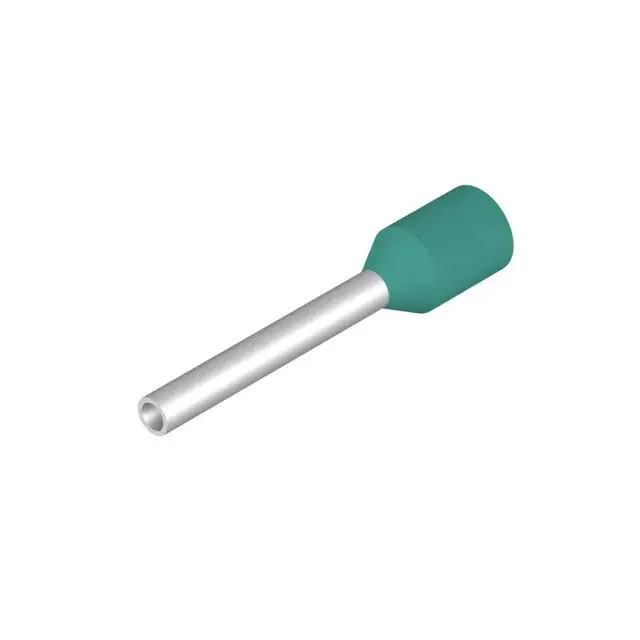 Weidmüller 9025790000 H0,34/12 TUERKIS SV türkisz műanyag gallérral Érvéghüvely, szigetelt, 10 mm, 8 mm, Türkiz Outlet