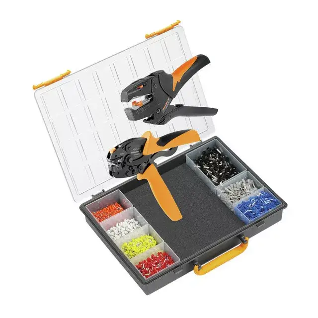 Weidmüller 9028680000 CRIMP-SET PZ 6 ROTO Krimp készlet Krimpelő szerszám készlet, Krimpelő szerszám: PZ 6 Roto L, Csupaszoló szerszám: STRIPAX, Sínkód: Weidmüller Bestseller