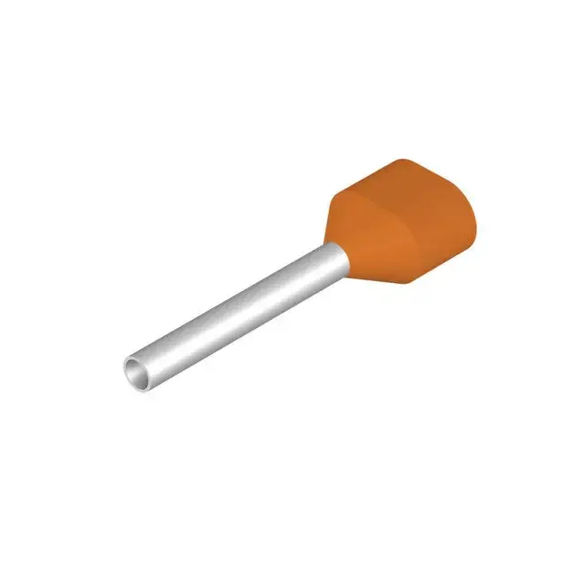Újdonság Weidmüller 9037220000 H0,5/18 Érvéghüvely, Iker-érvéghüvely, 15 mm, 12 mm, Narancssárga