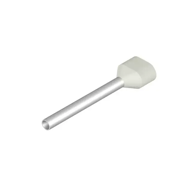 Utolsó esély Weidmüller 9037250000 H0,75/24 Érvéghüvely, Iker-érvéghüvely, 21 mm, 18 mm, Fehér