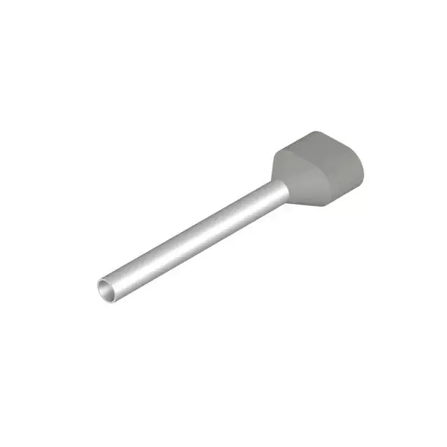Nézd meg most Weidmüller 9037430000 H0,75/24D Érvéghüvely, Iker-érvéghüvely, 21 mm, 18 mm, Szürke