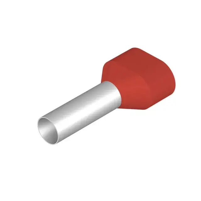 Weidmüller 9037580000 H10,0/30D ZH R Érvéghüvely, Iker-érvéghüvely, 23 mm, 18 mm, Piros Árcsökkenés